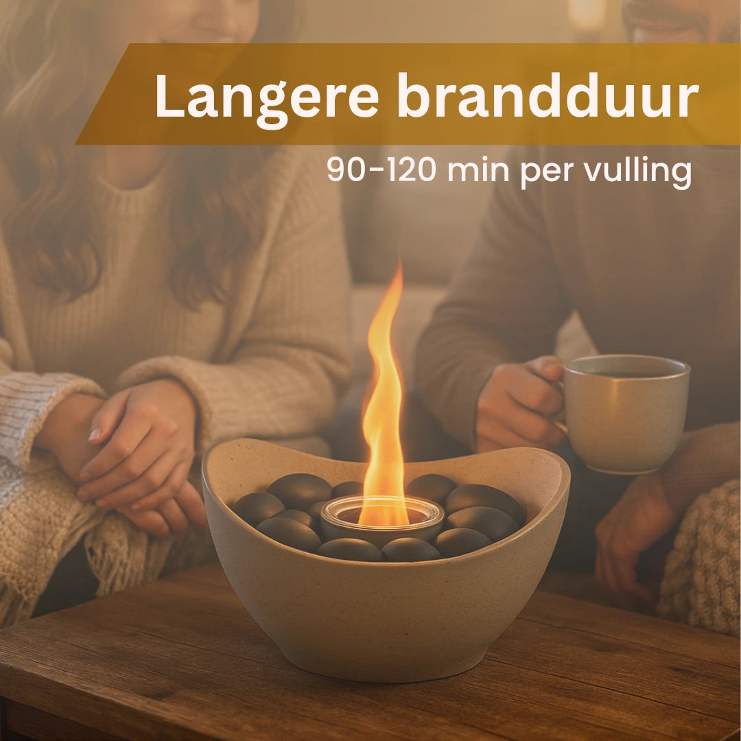 Ardente™ Tafelhaard bio ethanol - Taupe