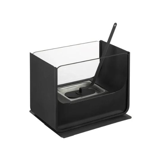 Flamme Royale™ Tafelhaard bio ethanol - Rechthoekig - Zwart - Tafelhaard Centrum