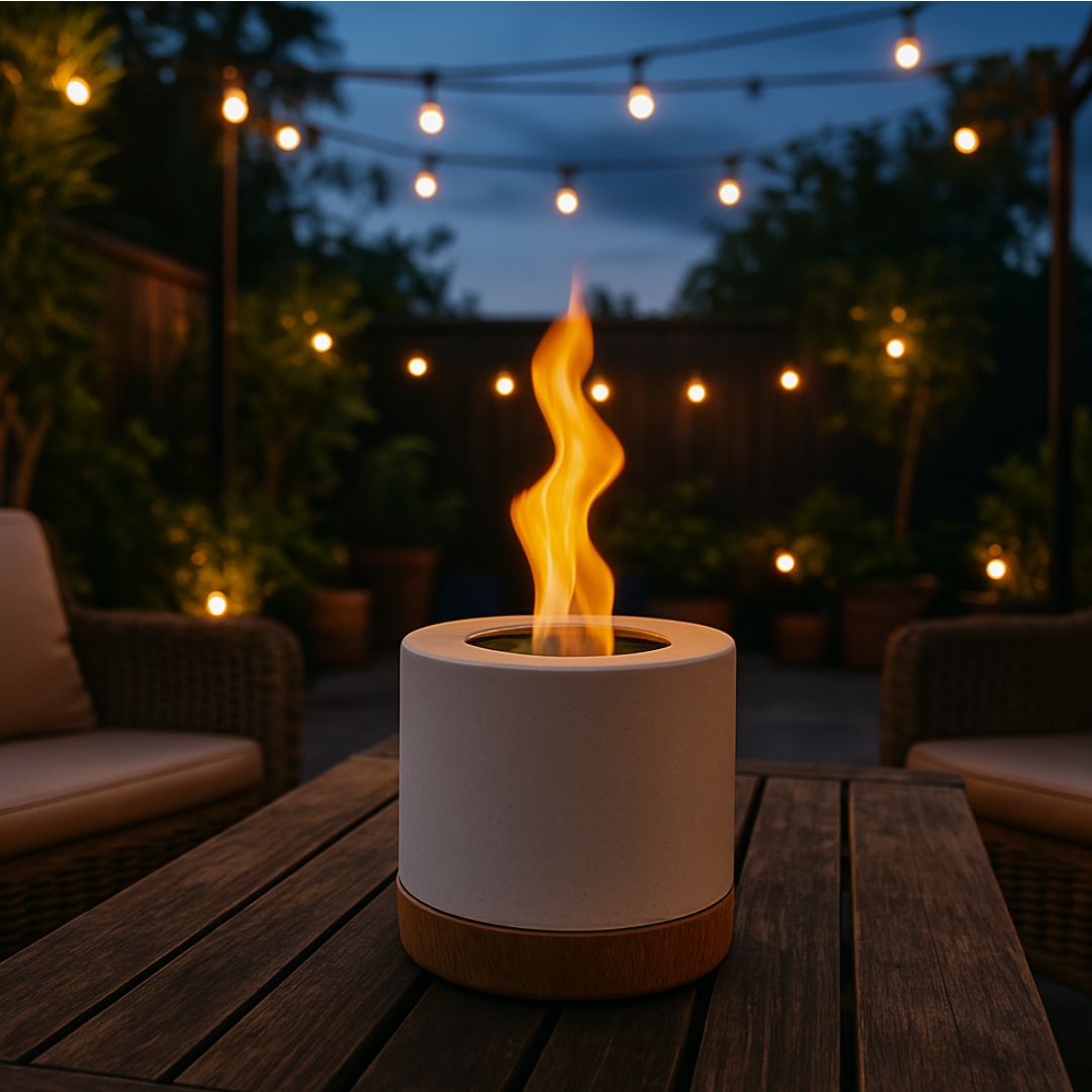 Ardente™ Mini Tafelhaard Bio Ethanol - Wit - Tafelhaard Centrum