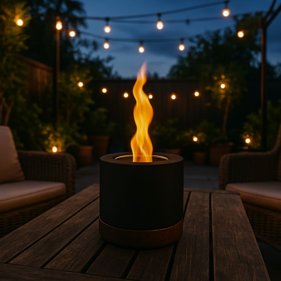 Ardente™ Mini Tafelhaard Bio Ethanol - Zwart - Tafelhaard Centrum