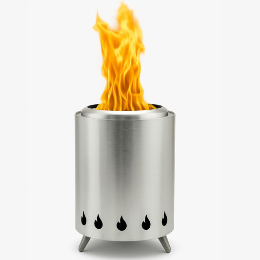 CozyFlame™ Vuurkorf - Tafelhaard - Zilverkleurig - Tafelhaard Centrum