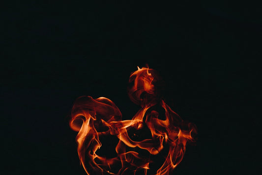 photo of fire during dark