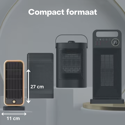 Elektrische ventilatorkachel - Zwart/Goud