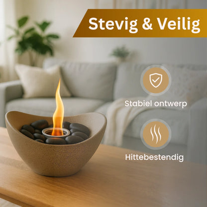 Ardente™ Tafelhaard bio ethanol - Taupe