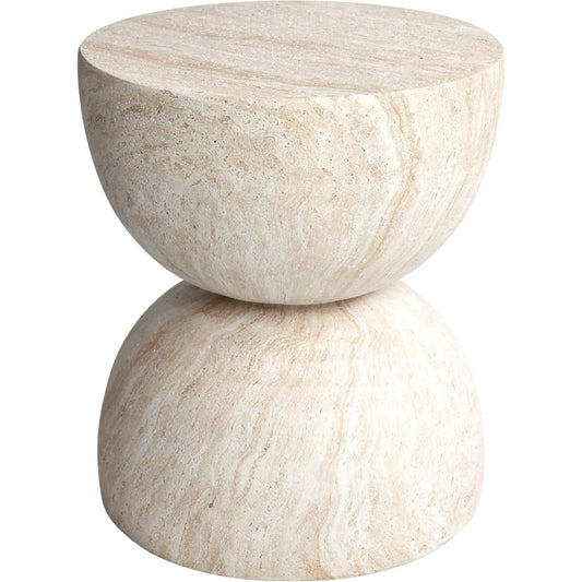 Ardente Marmeren Bijzettafel – 35 × 35 × 40 cm - Tafelhaard Centrum