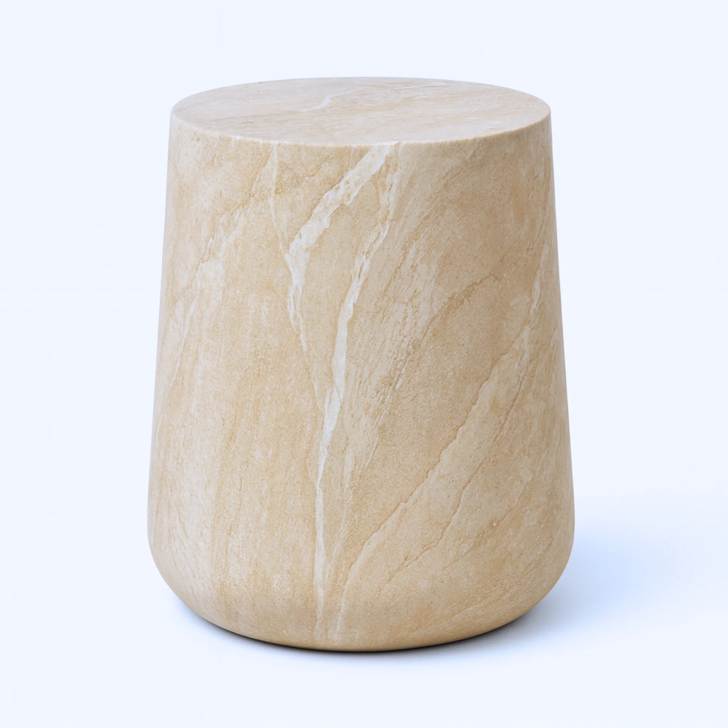 Ardente Marmeren Bijzettafel – 37 × 37 × 45 cm - Tafelhaard Centrum