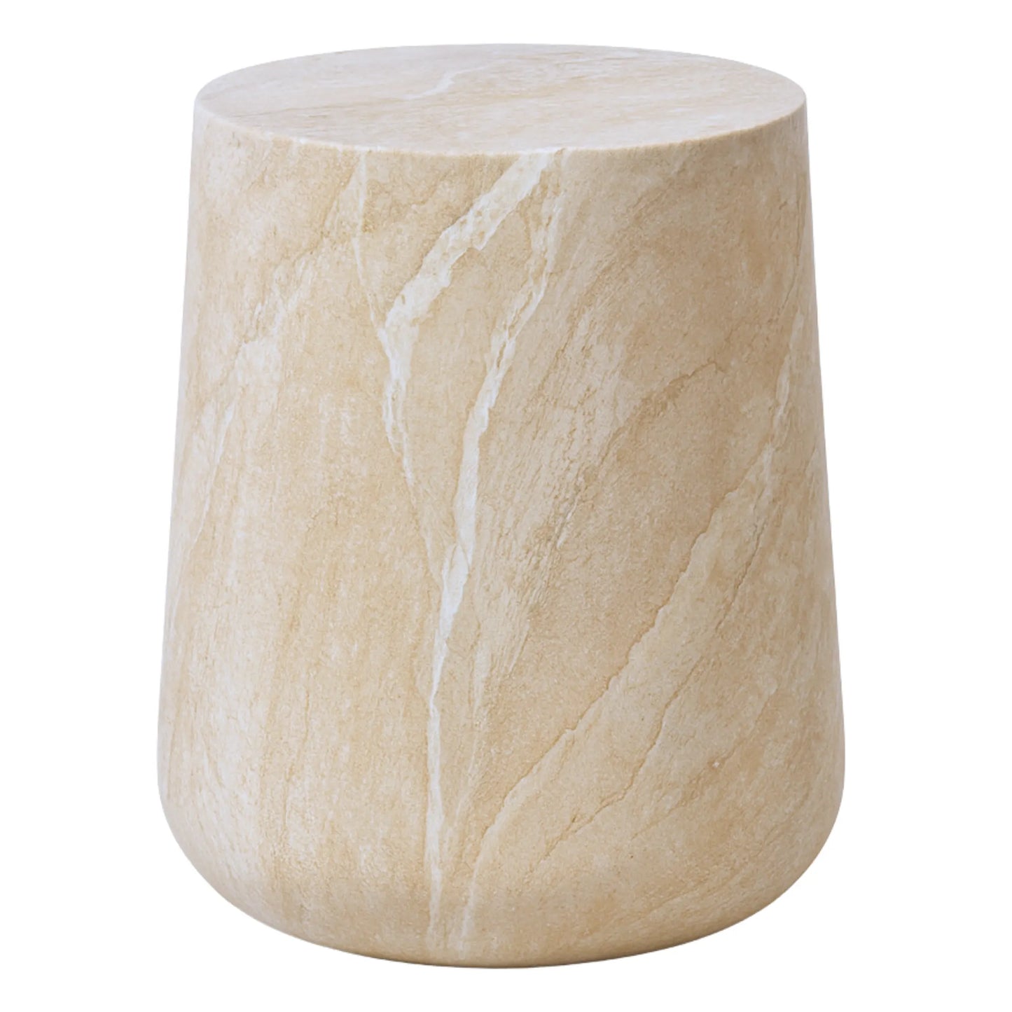 Ardente Marmeren Bijzettafel – 37 × 37 × 45 cm - Tafelhaard Centrum
