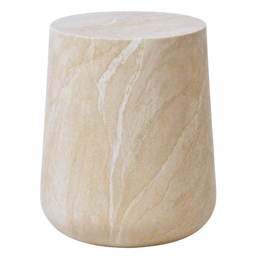 Ardente Marmeren Bijzettafel – 37 × 37 × 45 cm - Tafelhaard Centrum